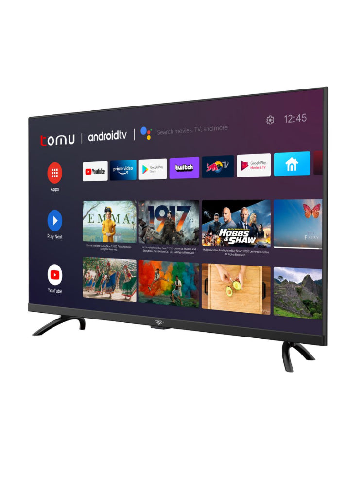 itel - 32" Frameless Smart Android TV (1366 x 768 HD)