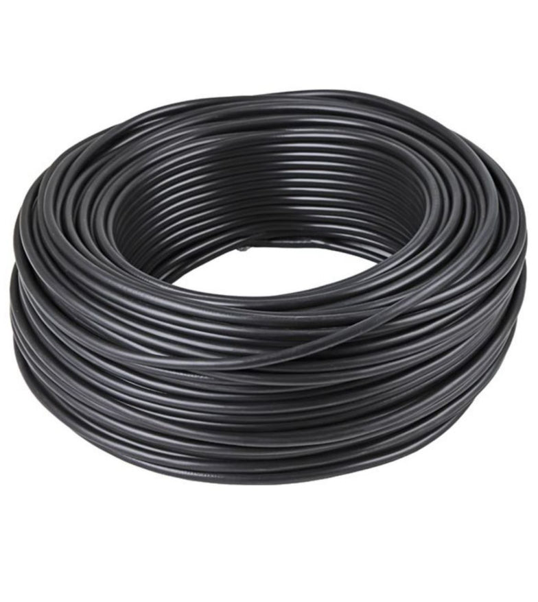 Electric Cable Round Black 3 x 2.5mm - 100m