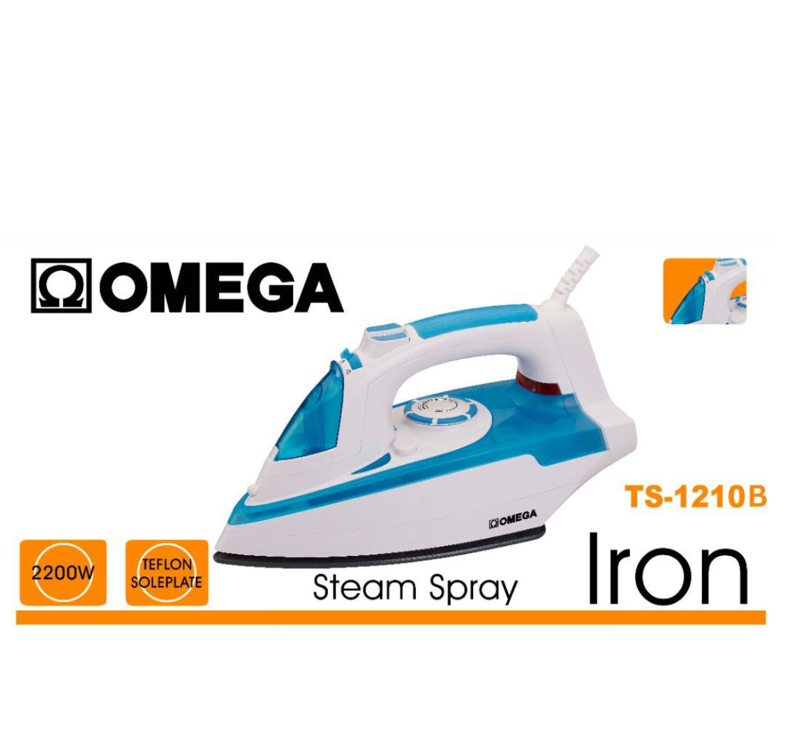 Omega Steam Spray Iron TS-1210B