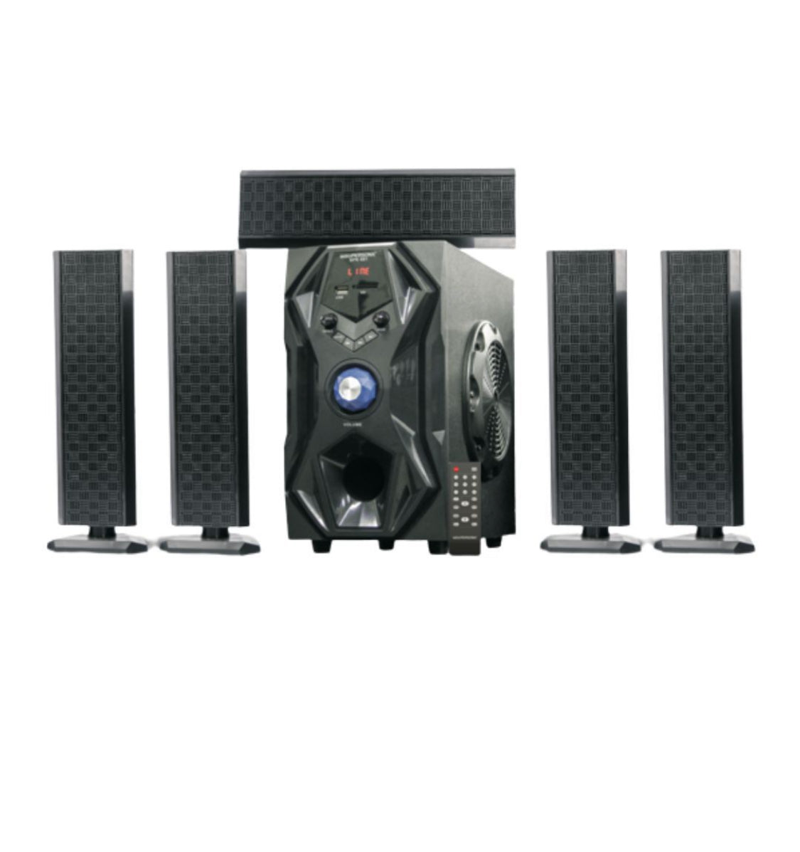 Supersonic 5.1 CH Home Theatre Speaker System Bluetooth/USB/SD Card SPK-681