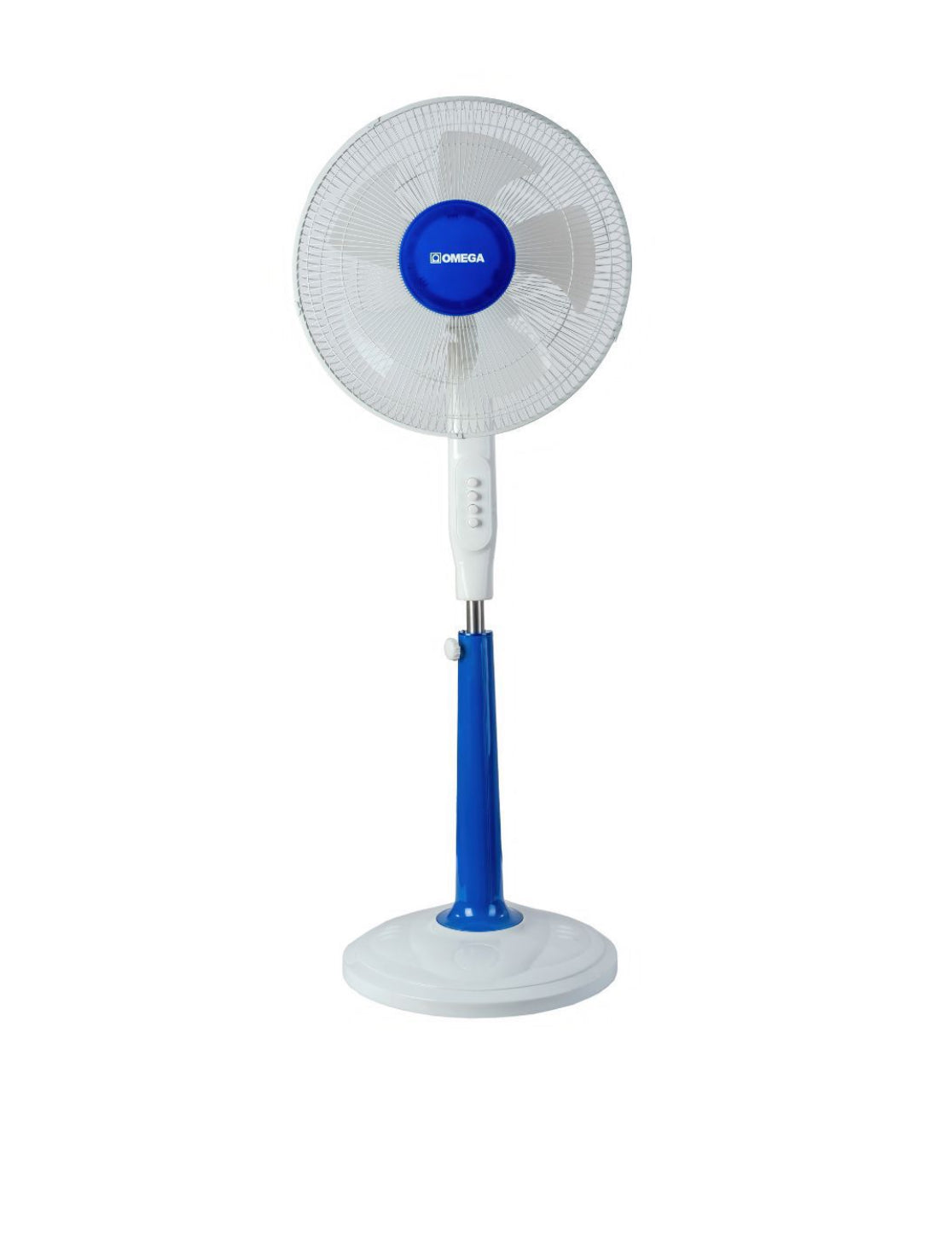 Omega TurboBreeze 16" 40CM Pedestal Fan - Blue