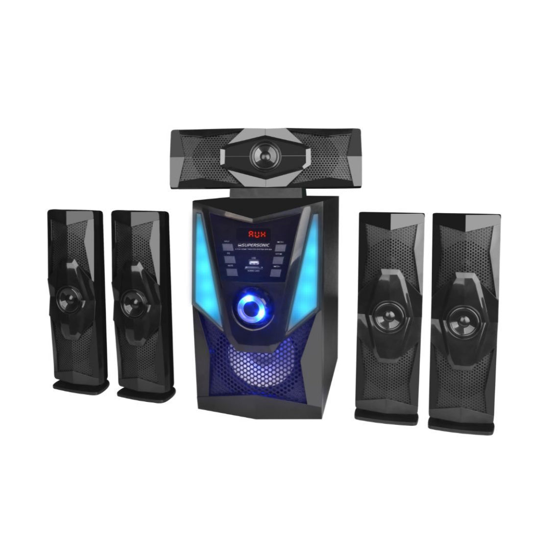 Supersonic 5.1CH Home Theatre Speaker System Bluetooth/AUX/USB/SD SPK-624