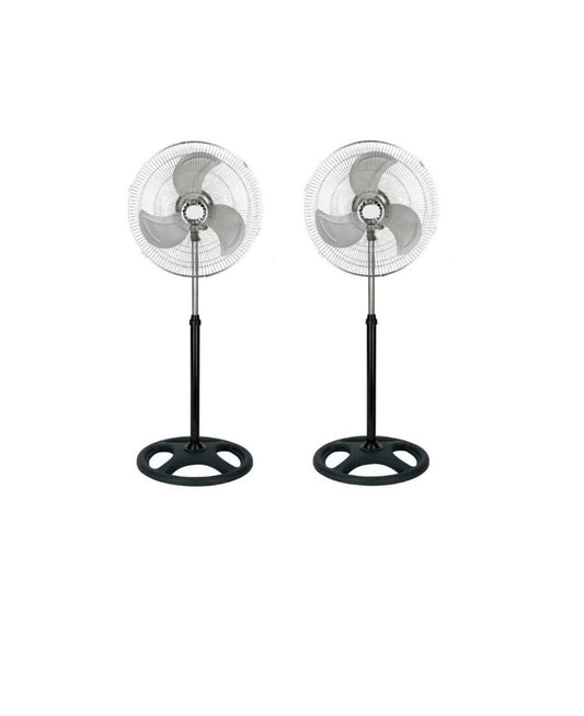 18 inch / 40cm Pedestal Fan - Set of 2