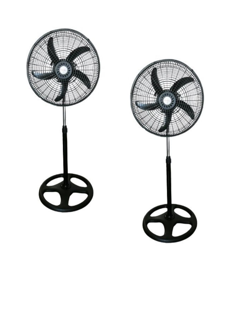 Electric Fan with 3 Speed Control Cooling Effect & Touch Control - Pack of 2