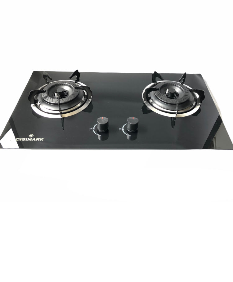 Digimark Glass Top Gas Stove - 2 Burner