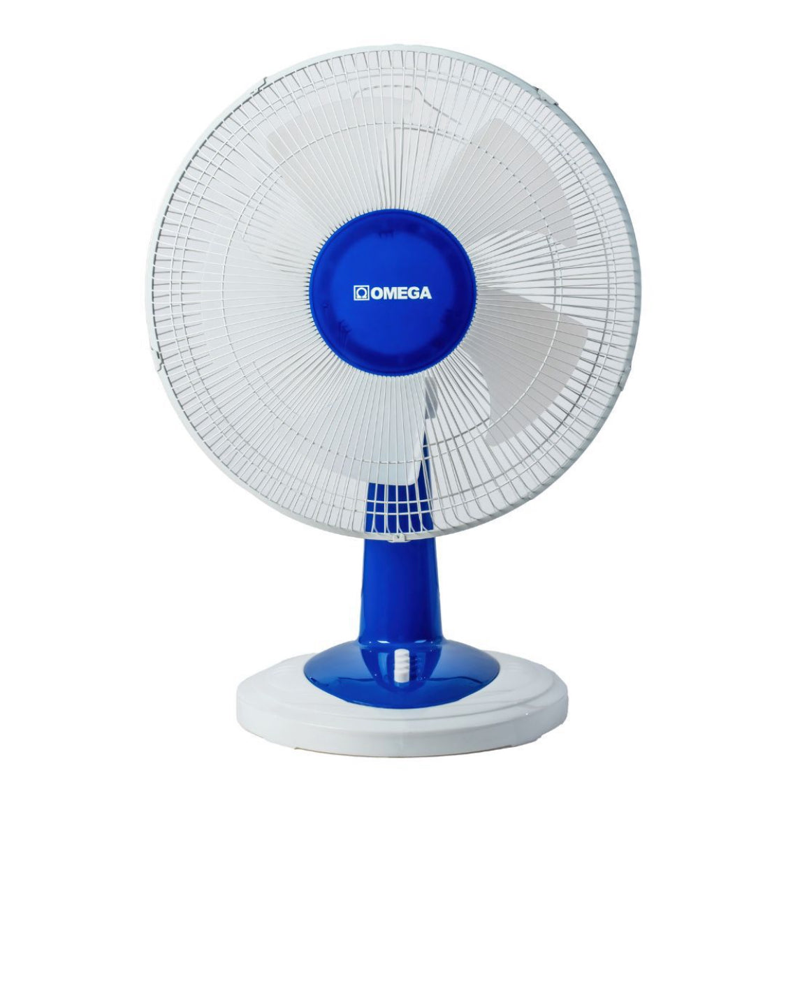 Omega TurboBreeze 16" 40CM Desk Fan - Blue