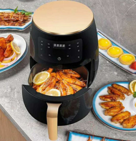 Electric Silver Crest Air Fryer - 2400W - 6 Litre Large Capacity