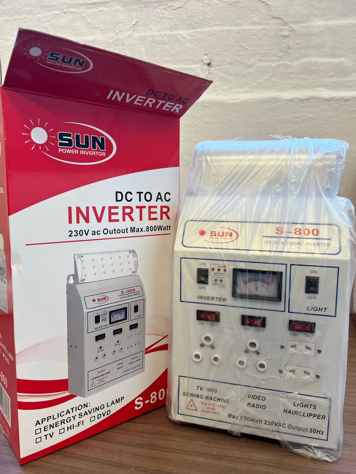 Sun power inverter 800w