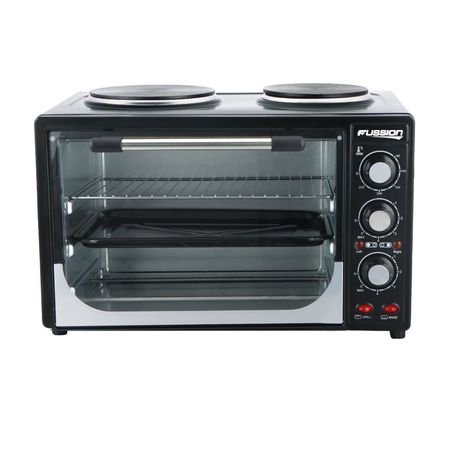 Fussion 3200Watts Electric oven with 2 Plate Stove (32L)